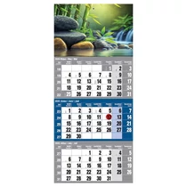 Speditőr naptár REALSYSTEM 1 tömbös 3 havi kék Meditáció 2026. Speditőr naptár REALSYSTEM 1 tömbös 3 havi kék Meditáció 2026.