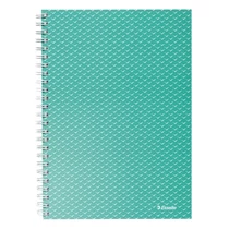 Spirálfüzet kockás ESSELTE A/5 80 lapos Colour Breeze zöld Spirálfüzet kockás ESSELTE A/5 80 lapos Colour Breeze zöld