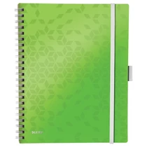 Spirálfüzet kockás LEITZ Wow Active A/4 80 lapos zöld Spirálfüzet kockás LEITZ Wow Active A/4 80 lapos zöld