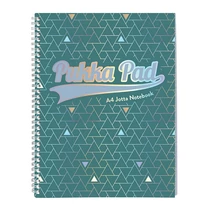 Spirálfüzet vonalas PUKKA PAD A/4 100 lapos Glee zöld Spirálfüzet vonalas PUKKA PAD A/4 100 lapos Glee zöld