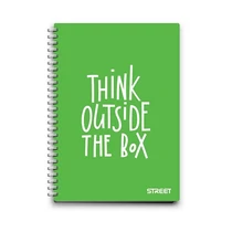 Spirálfüzet vonalas STREET A/4 70 lapos PP Neon Spirálfüzet vonalas STREET A/4 70 lapos PP Neon