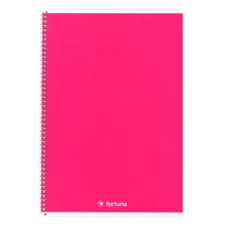 Spirálfüzet vonalas FORTUNA Monocolor A/4 70 lapos magenta Spirálfüzet vonalas FORTUNA Monocolor A/4 70 lapos magenta