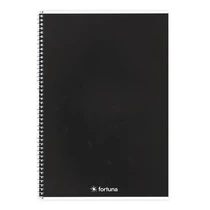 Spirálfüzet vonalas FORTUNA Monocolor A/5 70 lapos fekete Spirálfüzet vonalas FORTUNA Monocolor A/5 70 lapos fekete