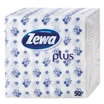 Szalvéta ZEWA Plus 1 rétegű kék 50 lapos Szalvéta ZEWA Plus 1 rétegű kék 50 lapos