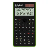 Számológép tudományos SENCOR SEC-160 GN 240 funkciós 2 soros 10+2 digit Számológép tudományos SENCOR SEC-160 GN 240 funkciós 2 soros 10+2 digit