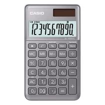 Számológép zseb CASIO SL 1000 SC 10 digit ezüst Számológép zseb CASIO SL 1000 SC 10 digit ezüst