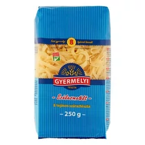 Száraztészta szélesmetélt GYERMELYI 8 tojásos 250 g Száraztészta szélesmetélt GYERMELYI 8 tojásos 250 g