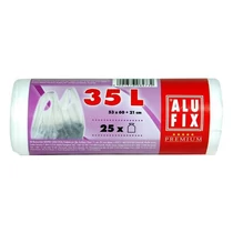 Szemeteszsák ALUFIX 35L húzófüles 25 darabos Szemeteszsák ALUFIX 35L húzófüles 25 darabos