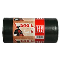 Szemeteszsák ALUFIX 240L köthető füles 10 darabos Szemeteszsák ALUFIX 240L köthető füles 10 darabos