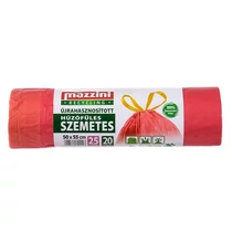 Szemeteszsák MAZZINI 25L újrahasznosított húzófüles 20 darabos Szemeteszsák MAZZINI 25L újrahasznosított húzófüles 20 darabos