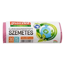 Szemeteszsák MAZZINI 30L újrahasznosított 15 darabos Szemeteszsák MAZZINI 30L újrahasznosított 15 darabos