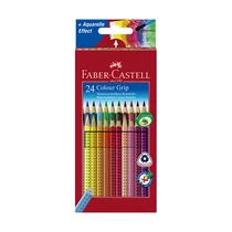 Színes ceruza FABER-CASTELL Grip háromszögletű 24 darabos készlet