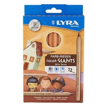Színes ceruza LYRA Color giant bőrtónusú 12 darabos készlet