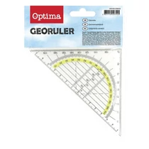 Szögmérő OPTIMA 180 fokos műanyag