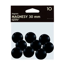 Táblamágnes GRAND 30 mm fekete 10 darabos