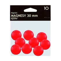 Táblamágnes GRAND 30 mm piros 10 darabos