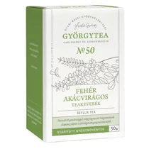 Teakeverék GYÖRGYTEA Fehér akácvirágos 50 g