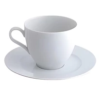Teáscsésze + alj ROTBERG Basic fehér 380 ml 4 darabos Teáscsésze + alj ROTBERG Basic fehér 380 ml 4 darabos