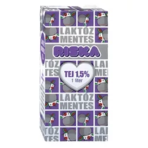 Tej RISKA UHT laktózmentes 1,5% 1L Tej RISKA UHT laktózmentes 1,5% 1L