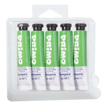 Tempera PRIMO középzöld 12 ml 5 darabos