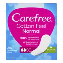 Tisztasági betét CAREFEE Cotton Aloe 56 darabos Tisztasági betét CAREFEE Cotton Aloe 56 darabos