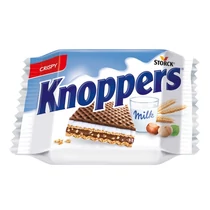 Töltött ostya KNOPPERS mogyorós és tejes 25 g