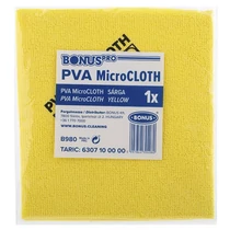Törlőkendő mikroszálas BONUS pro PVA microloth Bioactive 39x36cm sárga Törlőkendő mikroszálas BONUS pro PVA microloth Bioactive 39x36cm sárga