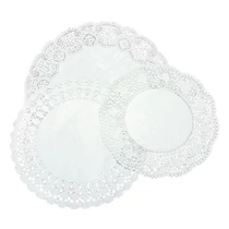 Tortacsipke kerek eldobható papír 280mm 100 darabos