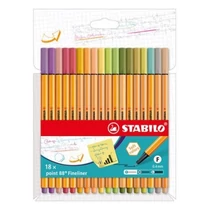 Tűfilc STABILO Point 88 0,4mm 18 darabos Tűfilc STABILO Point 88 0,4mm 18 darabos