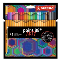 Tűfilc STABILO Point 88 0,4mm 24 darabos készlet