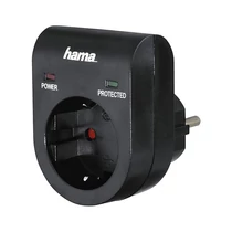 Túlfeszültség védő HAMA fekete Túlfeszültség védő HAMA fekete