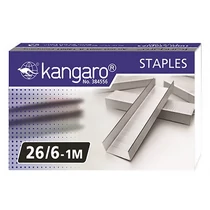 Tűzőkapocs KANGARO 26/6 1000 darabos