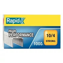 Tűzőkapocs RAPID Strong 10/4 horganyzott 1000 darabos Tűzőkapocs RAPID Strong 10/4 horganyzott 1000 darabos