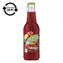 Üdítőital szénsavmentes TOPJOY meggy-alma üveges 0,25L DRS