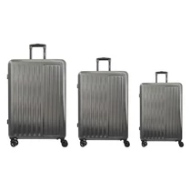 Utazótáska szett PIERRE CARDIN 3db szürke