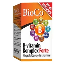 Vitamin BIOCO B-vitamin Komplex Forte 100 darab Vitamin BIOCO B-vitamin Komplex Forte 100 darab