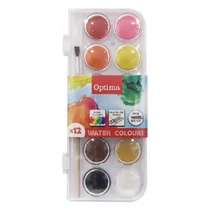 Vízfesték OPTIMA 28mm 12 darabos Vízfesték OPTIMA 28mm 12 darabos