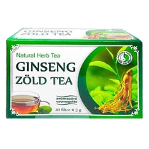 Zöld tea DR CHEN Ginseng Eleuthero 20 filter/doboz Zöld tea DR CHEN Ginseng Eleuthero 20 filter/doboz