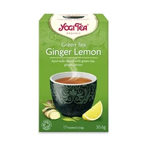 Zöld tea bio YOGI TEA Gyömbérrel és citrommal 17 filter/doboz Zöld tea bio YOGI TEA Gyömbérrel és citrommal 17 filter/doboz