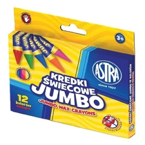 Zsírkréta ASTRA jumbo kerek 12 színű Zsírkréta ASTRA jumbo kerek 12 színű