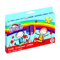 Zsírkréta FIORELLO Jumbo kerek 12 színű