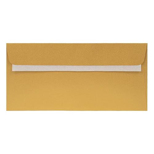Boríték színes KASKAD LA/4 szilikonos 110x220mm 120gr arany 25 db/csomag