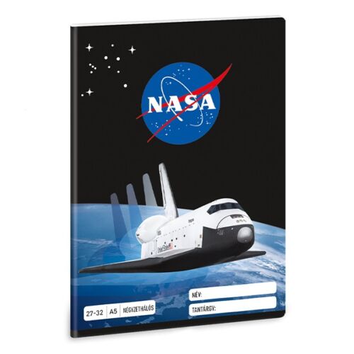 Füzet ARS UNA A/5 32 lapos kockás 27-32 NASA-1 5126