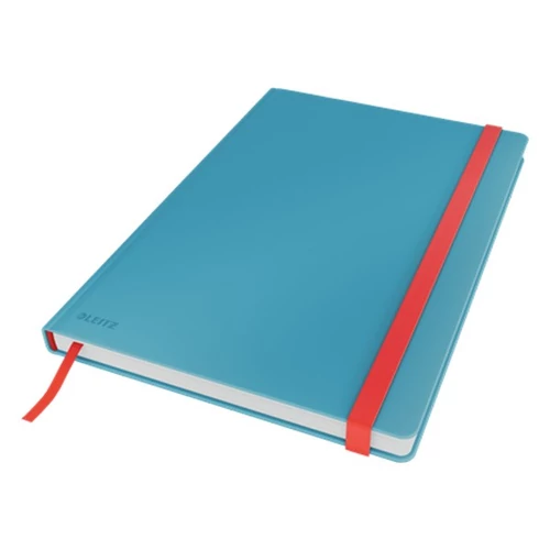 Beírókönyv kockás LEITZ B/5 80 lapos Cosy Soft Touch keményfedeles nyugodtkék