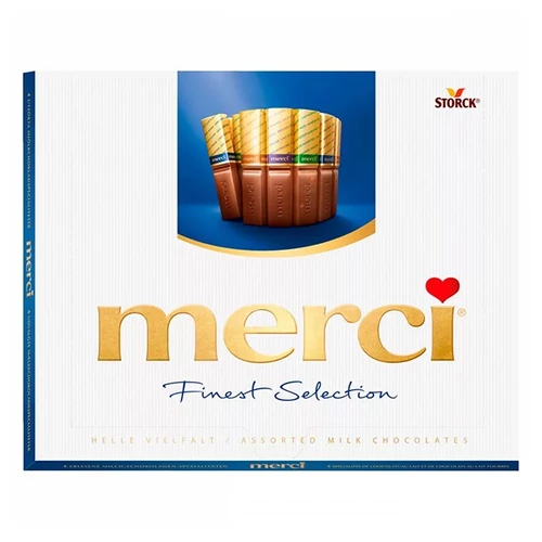 Csokoládé MERCI kék 250 g
