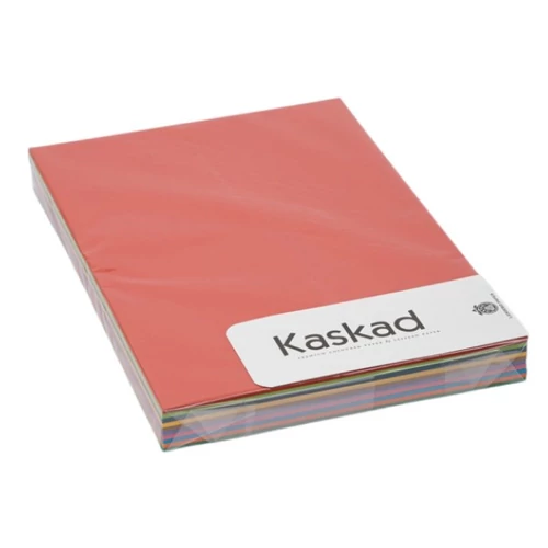 Dekorációs karton KASKAD Lessebo Colours A/4 2 oldalas 225 g élénk vegyes színek 10x10 íves