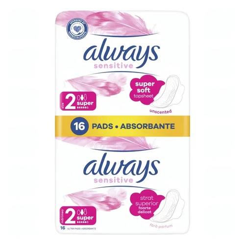 Egészségügyi betét ALWAYS Sensitive ultra night 14 darabos