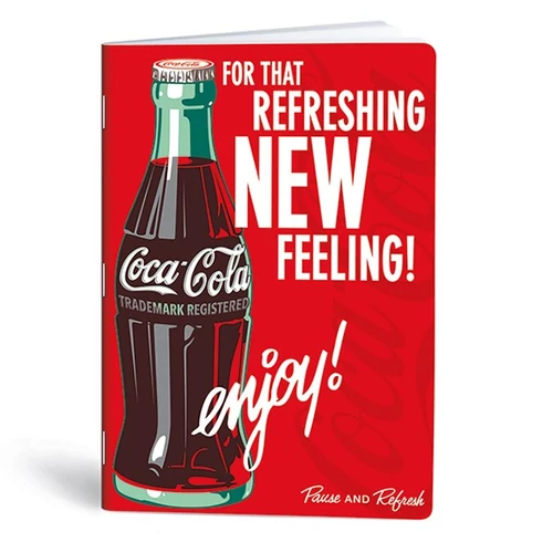 Füzet sima LIPAMILL A/4 40 lapos Coca Cola