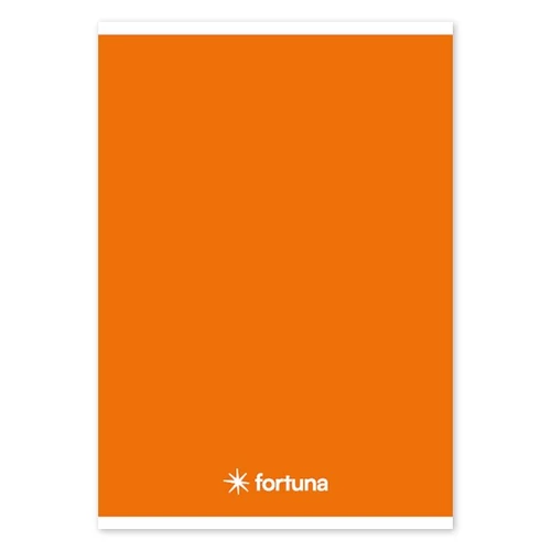 Füzet vonalas FORTUNA Monocolor A/5 32 lapos narancssárga