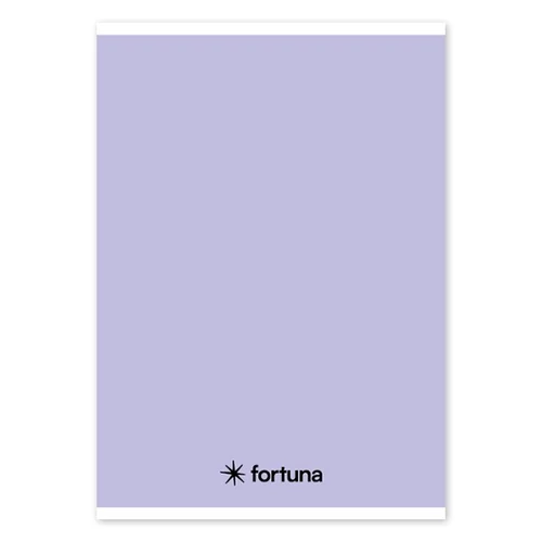Füzet vonalas FORTUNA Monocolor A/5 32 lapos pasztell lila